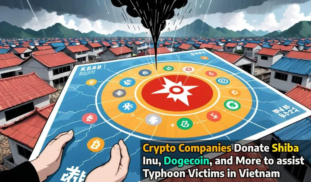 Crypto Companies Donate Shiba Inu, Dogecoin, and More to assist Typhoon Victims in Vietnam 